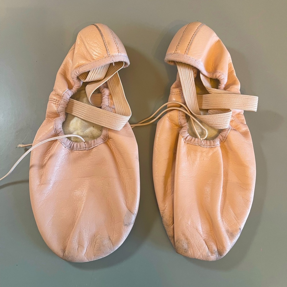 Sansa Leather Split Sole Ballet Pink 6.5C (Street shoe 8.5)